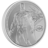 2022 DC Classics Batman 1oz Silver Proof NZ Mint Presentation Case & COA image