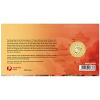 2026 Lunar Happy Chinese New Year AlBr $1 Perth Mint Stamp & Coin PNC, obverse