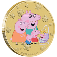 2026 Peppa Pig Albr Perth Mint Stamp & Coin PNC, obverse