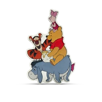 2025 Winnie the Pooh Friends Love Hunny Too 1oz Silver Proof Colour Agoro , front