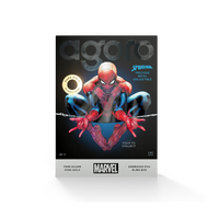 2025 Gold Chase Marvel - Blind Box -  Spider Man 5g Silver Foils Agoro/NZMint, front