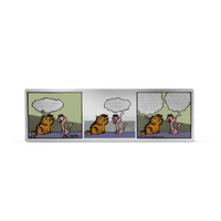 2026 Garfield Comic Set Garfield & Arlene 1oz Silver Agoro Presentation Case & MOA NZ Mint, front