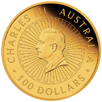 2026 Wonders of Australia 1oz Gold Proof Opal $100 Perth Mint Presentation Case & COA, obverse