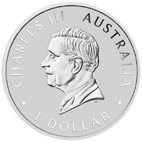 2026 Australian Emu 1oz Silver Coloured $1 Perth Mint Presentation Case & COA, obverse