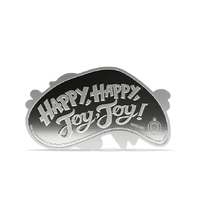 2025 Ren and Stimpy Butt Bump 1oz Silver Proof Colour Agoro , obverse