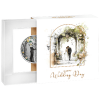 2026 Happy Wedding Day 17.5g Silver Proof coloured Mennica Polska Presentation Case & COA, obverse