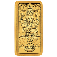 2025 Diwali Lakshmi 1g Gold Minted bar Perth Mint in card, obverse