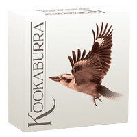 2026 Australian Kookaburra 2oz Silver Proof High Relief Gilded $2 Perth Mint Presentation Case & COA, obverse