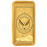 2026 Dune House of Atreides 1g Gold Minted Bar Perth Mint, obverse