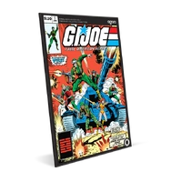 2025 G.I. Joe Comic Book Cover A Real American Hero Vol.1 1oz Silver Foil Coloured Proof Agoro Frame with Mark of Authenticity, obverse