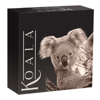 2026 Australian Koala 1oz Gold Proof Coloured $100 Perth Mint Presentation Case & COA, obverse