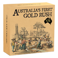 2026 175th Anniversary Australia's First Gold Rush 1oz Gold Proof Perth Mint Presentation Case & COA, obverse