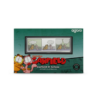 2026 Garfield Comic Set Garfield & Arlene 1oz Silver Agoro Presentation Case & MOA NZ Mint, obverse