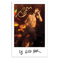 2026 Bon Scott 80th Birthday 1g Gold Minted Bar Perth Mint, obverse