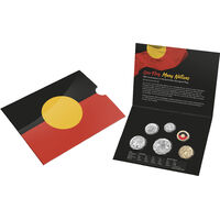 2021 Mint Set Aboriginal Flag RAM Six Uncirculated Coins in Card image
