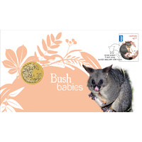 2013 Australian Bush Babies Series II: Possum AlBr Perth Mint Stamp & Coin PNC image