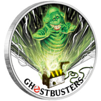 2017 Ghostbusters: Slimer 1 oz Silver Perth Mint image