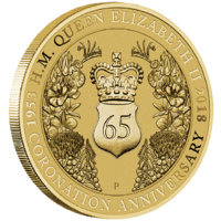 2018 65th Anniversary of the Coronation of H.M. Queen Elizabeth II Perth Mint Stamp & Coin Cover image