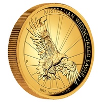 2019 Australian Wedge-Tailed Eagle 1 oz Gold High Relief Perth Mint image