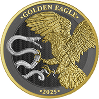 2025 Golden Eagle Malta 1kg Silver Bullion 30Euro Germania Mint Presentation Case and COA, front