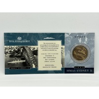 2000 HMAS Sydney II "S" Mintmark Uncirculated RAMint Coin in Card