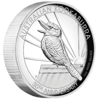2020 Australian Kookaburra 1 oz Silver High Relief Perth Mint Presentation Case & COA image