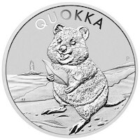 2020 Quokka - Sealed Roll of 20 - 1 oz Silver Bullion Perth Mint image