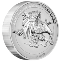 2021 Australian Wedge-Tailed Eagle 1 oz Silver Enhanced Reverse Proof High Relief Perth Mint Presentation Case & COA
