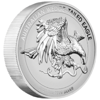 2021 Australian Wedge-Tailed Eagle 1 oz Silver Enhanced Reverse Proof High Relief Perth Mint Presentation Case & COA image