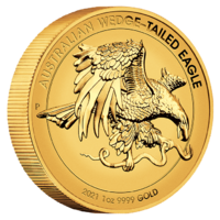 2021 Australian Wedge-Tailed Eagle 1 oz Gold Enhanced Reverse Proof High Relief Perth Mint Presentation Case & COA