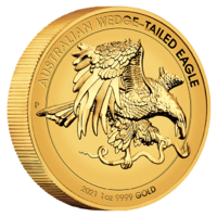 2021 Australian Wedge-Tailed Eagle 1 oz Gold Enhanced Reverse Proof High Relief Perth Mint Presentation Case & COA image