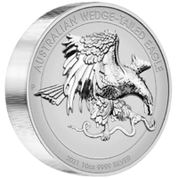 2021 Australian Wedge-Tailed Eagle 10 oz Silver Reverse Proof High Relief Perth Mint Presentation Case & COA image