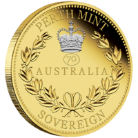 2022 Australia Sovereign 0.9167 Gold Proof Coin Perth Mint Presentation Case & COA image