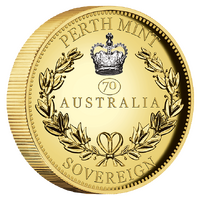 2022 Australia Sovereign Gold Proof High Relief Piedfort Perth Mint Presentation Case & COA image