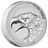 2022 Australian Wedge-Tailed Eagle 2 oz Silver Enhanced Reverse Proof High Relief Piedfort Perth Mint Presentation Case & COA image