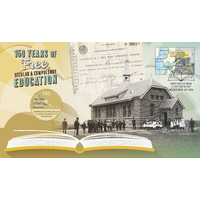 2022 150 Years of Education Perth Mint Stamp and Coin PNC image