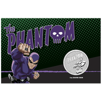 2022 The Phantom 1oz Silver Perth Mint Coin in Card