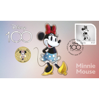 2023 Disney 100 - Minnie Mouse Perth Mint Stamp & Coin PNC