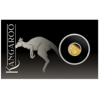 2024 Australian Kangaroo Mini Roo 0.5g Gold Proof Perth Mint Coin in Card image