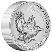 2024 Australian Kookaburra 5oz Silver Proof High Relief Incused Perth Mint Presentation Case & COA