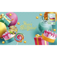 2024 Happy Birthday $1 Perth Mint Stamp & Coin PNC