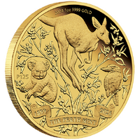 2024 The Perth Mint's 125th Anniversary 1oz Gold Proof Perth Mint Presentation Case & COA image