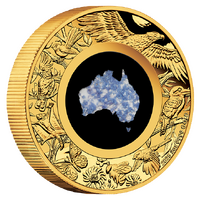 2025 Great Southern Land Lepidolite 2oz Gold Proof Perth Mint Presentation Case & COA