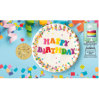 2025 Happy Birthday AlBr $1 Perth Mint Stamp & Coin PNC