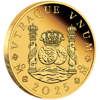2025 Proclamation Coins Pillar Dollar 1/4oz Gold Proof Perth Mint 225th Anniversary