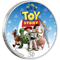 2025 30 Years of Toy Story 1/2oz Silver Proof Perth Mint Presentation Case & COA