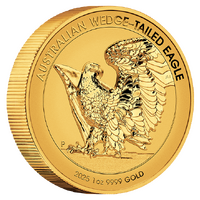 2025 Australian Wedge-Tailed Eagle 1oz Gold Proof Ultra High Relief Perth Mint Presentation Case & COA