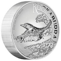2026 Australian Kookaburra 5oz Silver Incused $8 Perth Mint Presentation Case & COA, front