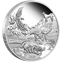 2026 Wonders of Australia The Outback 1oz Silver Proof $1 Perth Mint Presentation Case & COA, front