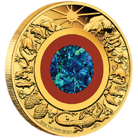 2026 Wonders of Australia 1oz Gold Proof Opal $100 Perth Mint Presentation Case & COA, front